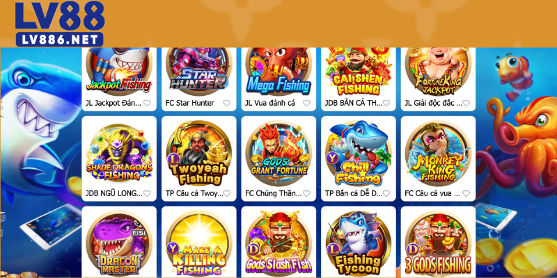 Hướng dẫn cách chơi bắn cá LV88 chi tiết